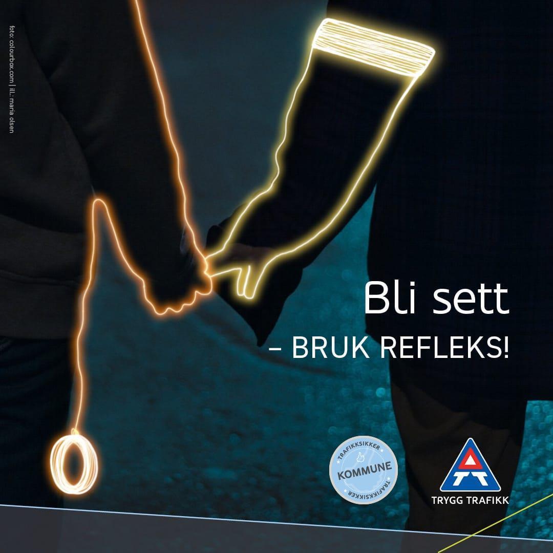 Bli sett - bruk refleks - kvadrat - Klikk for stort bilde
